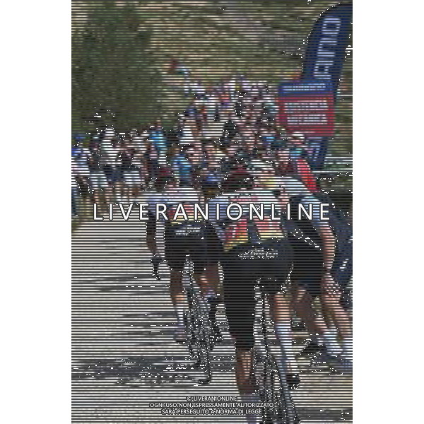 13-09-2025 Vuelta A Espana; Tappa 20 Robledo De Chavela - Bola Del Mundo; 2025, Uae Team Emirates - Xrg; Ayuso Pesquera, Juan; Soler, Marc; Bola Del Mundo; ©SIROTTI - AGENZIA ALDO LIVERANI SAS