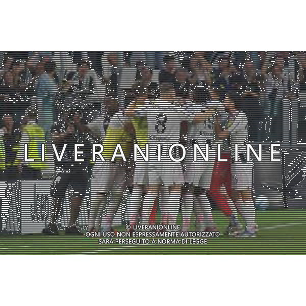 Torino 13.09.2025 Allianz Stadium @Manuela Viganti /Ag. Aldo Liverani sas Juventus vs Inter Campionato Calcio Serie A Enilive 2025/2026 3a giornata Nella foto: esultanza juventus dopo il gol di vasilijie adzic