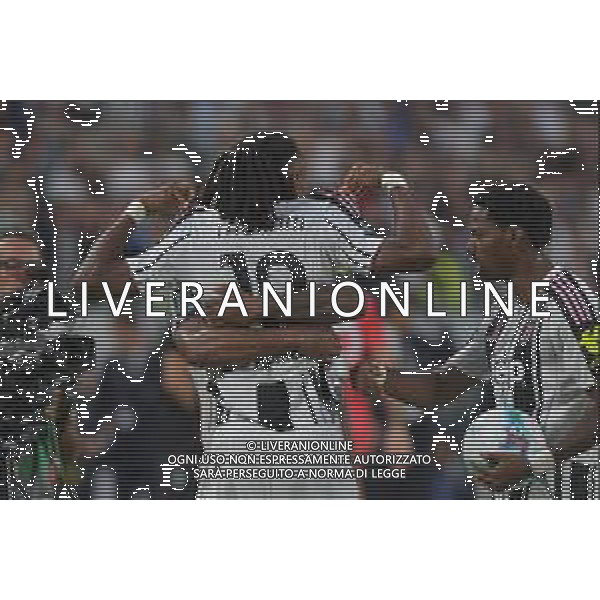Torino 13.09.2025 Allianz Stadium @Manuela Viganti /Ag. Aldo Liverani sas Juventus vs Inter Campionato Calcio Serie A Enilive 2025/2026 3a giornata Nella foto: esultanza khephren thuram dopo il gol
