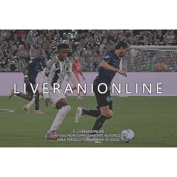 TVPG Juventus FC vs FC Inter nella foto Juan Cabal (Fc Juventus) a contrasto con Matteo Darmian (Fc Inter) 13-09-2025 Allianz Stadium, Torino (ITA) - Terza Giornata Serie A EniLive 2025/26 ©TVPG Pasquale Golia - AGENZIA ALDO LIVERANI SAS ©TVPG Pasquale Golia - AGENZIA ALDO LIVERANI SAS