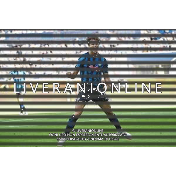 TVRG Atalanta vs Lecce nella foto Giorgio Scalvini (Atalanta) esultanza dopo il gol dell\'1 a 0 Bergamo 14-09-2025 Stadio di Bergamo Atalanta vs Lecce Campionato Serie A Enilive - 3a giornata foto Roberto Garavaglia/Agenzia Aldo Liverani sas
