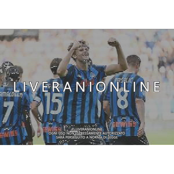 TVRG Atalanta vs Lecce nella foto Giorgio Scalvini (Atalanta) esultanza dopo il gol dell\'1 a 0 Bergamo 14-09-2025 Stadio di Bergamo Atalanta vs Lecce Campionato Serie A Enilive - 3a giornata foto Roberto Garavaglia/Agenzia Aldo Liverani sas