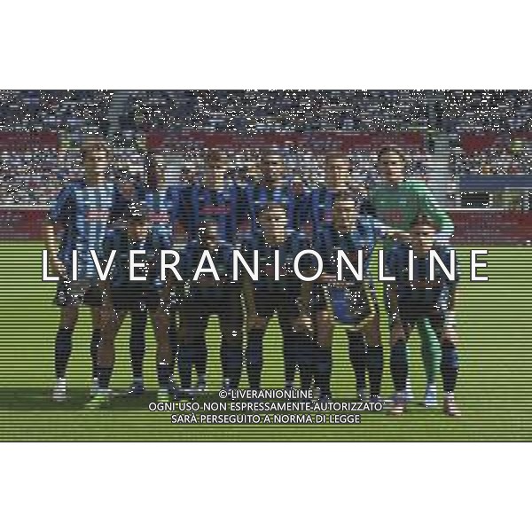 Atalanta BC team photo during Atalanta BC vs US Lecce, 3° Serie A Enilive 2025-26 game at New Balance stadium in Bergamo (BG), Italy, on September 14, 2025. (Photo by Davide Casentini) AG ALDO LIVERANI SAS