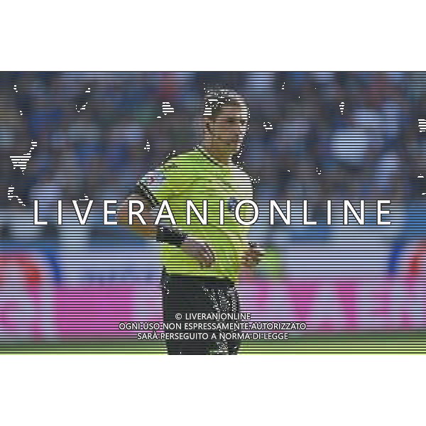 TVRG Atalanta vs Lecce nella foto l\'arbitro Gianluca Manganiello di Pinerolo (TO) Bergamo 14-09-2025 Stadio di Bergamo Atalanta vs Lecce Campionato Serie A Enilive - 3a giornata foto Roberto Garavaglia/Agenzia Aldo Liverani sas
