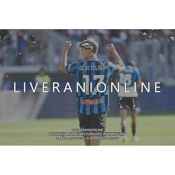 TVRG Atalanta vs Lecce nella foto Charles de Ketelaere (Atalanta) esultanza dopo il gol del 2 a 0 Bergamo 14-09-2025 Stadio di Bergamo Atalanta vs Lecce Campionato Serie A Enilive - 3a giornata foto Roberto Garavaglia/Agenzia Aldo Liverani sas