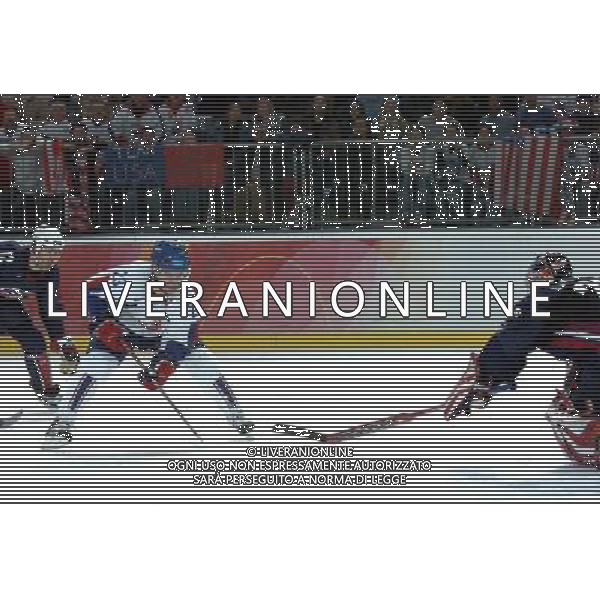 TORINO 18/02/2006 XX OLIMPIADI INVERNALI HOCKEY SU GHIACCIO MASCHILE USA-REBUBBLICA CECA NELLA FOTO BARTECKO LUBOS PH GIGI ARCAINI/AG.ALDO LIVERANI
