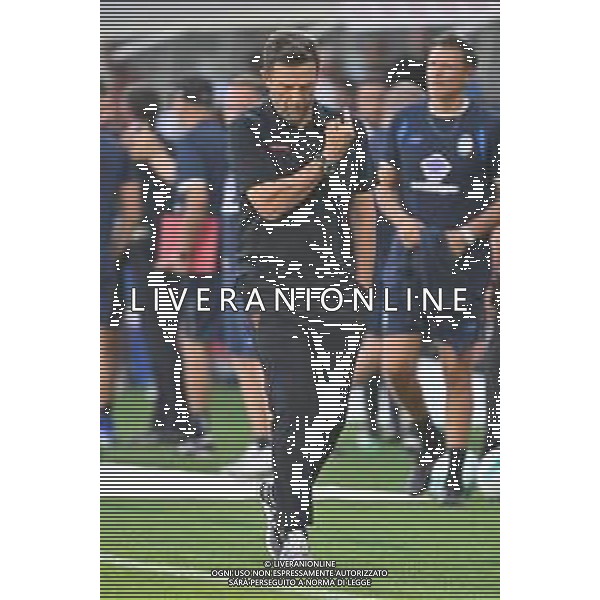 TVRG Atalanta vs Lecce nella foto Eusebio Di Francesco allenatore Lecce risponde con gesto polemico ad alcuni tifosi delll\'Atalanta Bergamo 14-09-2025 Stadio di Bergamo Atalanta vs Lecce Campionato Serie A Enilive - 3a giornata foto Roberto Garavaglia/Agenzia Aldo Liverani sas