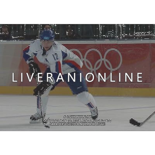 TORINO 18/02/2006 XX OLIMPIADI INVERNALI HOCKEY SU GHIACCIO MASCHILE USA-REBUBBLICA CECA NELLA FOTO BONDRA PETER PH GIGI ARCAINI/AG.ALDO LIVERANI