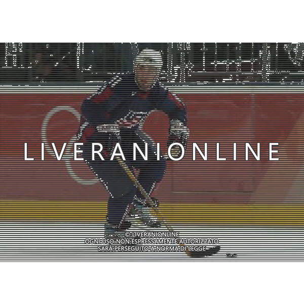 TORINO 18/02/2006 XX OLIMPIADI INVERNALI HOCKEY SU GHIACCIO MASCHILE USA-REBUBBLICA CECA NELLA FOTO GOMEZ SCOTT PH GIGI ARCAINI/AG.ALDO LIVERANI