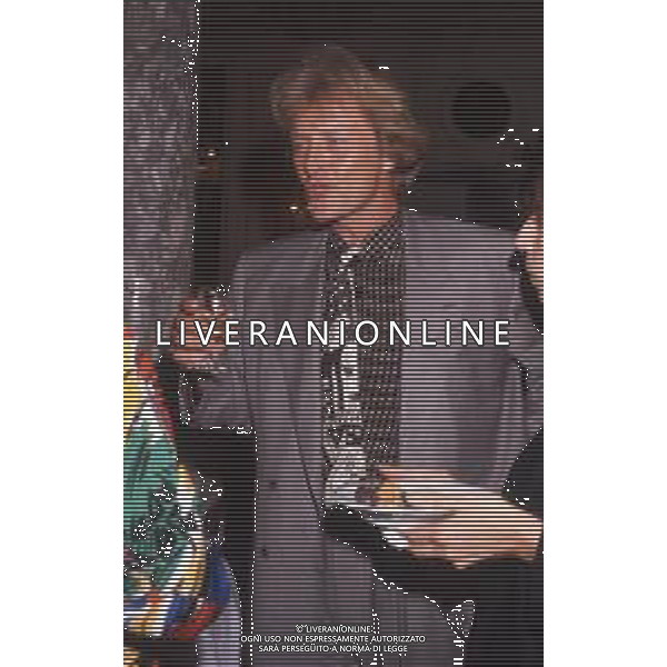 DIAP-RETROSPETTIVA RUTGER HAUER ATTORE NELLA FOTO RUTGER HAUER A VENEZIA NELL\'ANNO 1989 AG ALDO LIVERANI SAS 