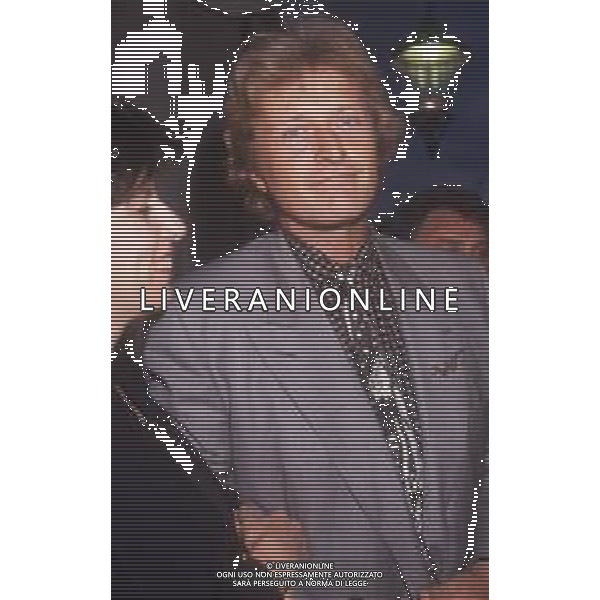 DIAP-RETROSPETTIVA RUTGER HAUER ATTORE NELLA FOTO RUTGER HAUER A VENEZIA NELL\'ANNO 1989 AG ALDO LIVERANI SAS 