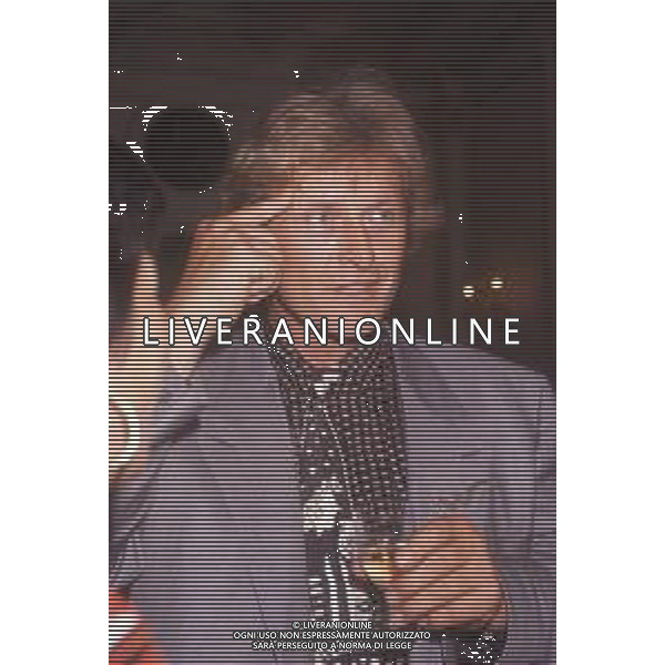 DIAP-RETROSPETTIVA RUTGER HAUER ATTORE NELLA FOTO RUTGER HAUER A VENEZIA NELL\'ANNO 1989 AG ALDO LIVERANI SAS 