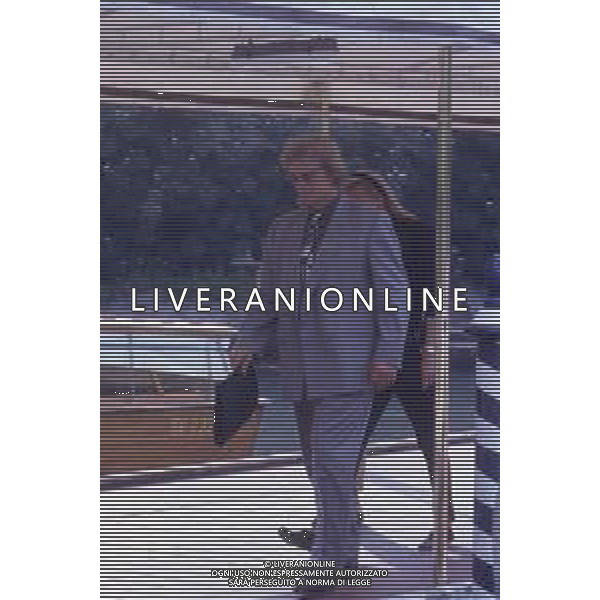 DIAP-RETROSPETTIVA RUTGER HAUER ATTORE NELLA FOTO RUTGER HAUER A VENEZIA NELL\'ANNO 1989 AG ALDO LIVERANI SAS