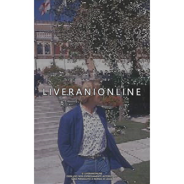 DIAP-RETROSPETTIVA RUTGER HAUER ATTORE NELLA FOTO RUTGER HAUER A VENEZIA NELL\'ANNO 1989 AG ALDO LIVERANI SAS