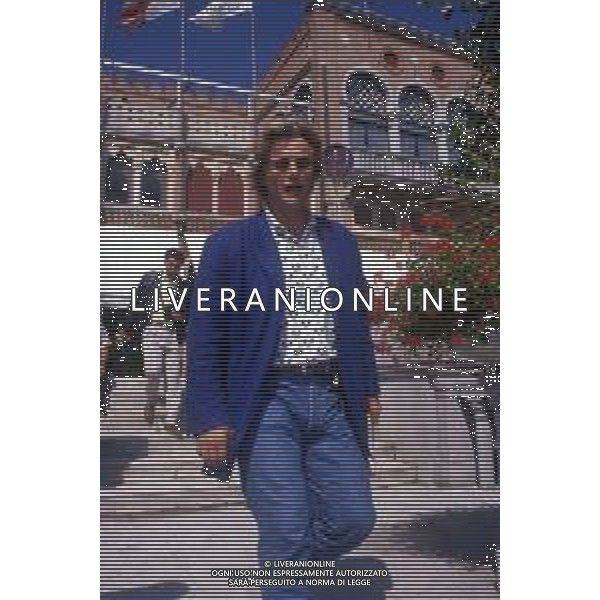 DIAP-RETROSPETTIVA RUTGER HAUER ATTORE NELLA FOTO RUTGER HAUER A VENEZIA NELL\'ANNO 1989 AG ALDO LIVERANI SAS