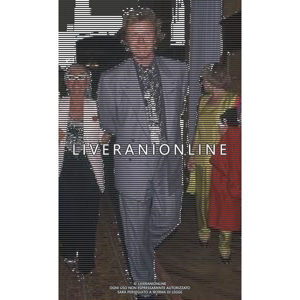 DIAP-RETROSPETTIVA RUTGER HAUER ATTORE NELLA FOTO RUTGER HAUER A VENEZIA NELL\'ANNO 1989 AG ALDO LIVERANI SAS