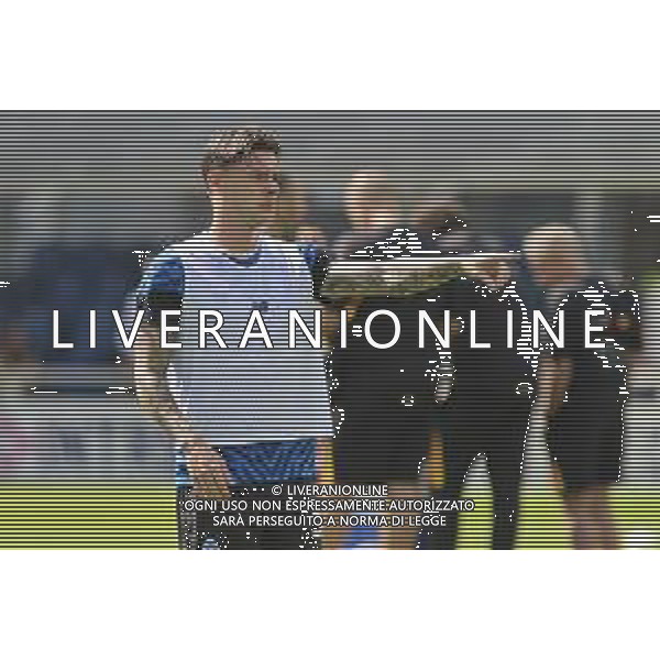 Nicola Zalewski of Atalanta BC gestures during warms up before Atalanta BC vs US Lecce, 3° Serie A Enilive 2025-26 game at New Balance stadium in Bergamo (BG), Italy, on September 14, 2025. (Photo by Davide Casentini) ©TVDC Davide Casentini - AGENZIA ALDO LIVERANI SAS