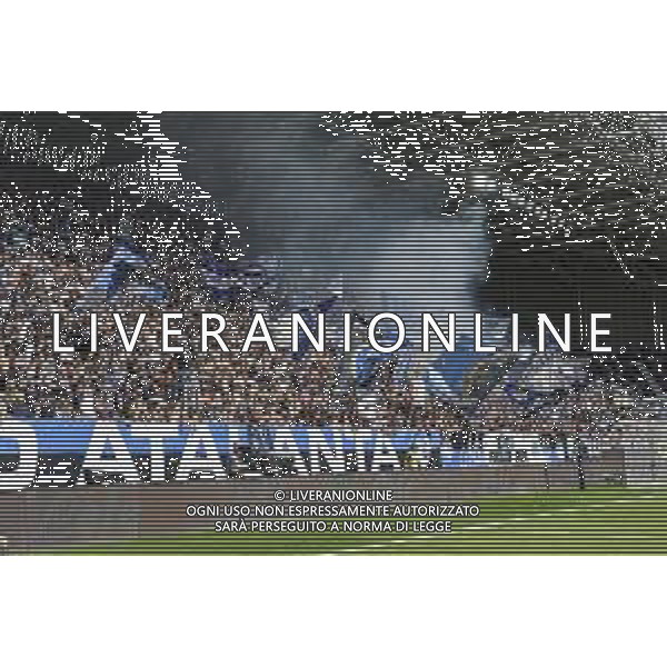 Tifosi - Atalanta fans show their support during Atalanta BC vs US Lecce, 3° Serie A Enilive 2025-26 game at New Balance stadium in Bergamo (BG), Italy, on September 14, 2025. (Photo by Davide Casentini) ©TVDC Davide Casentini - AGENZIA ALDO LIVERANI SAS