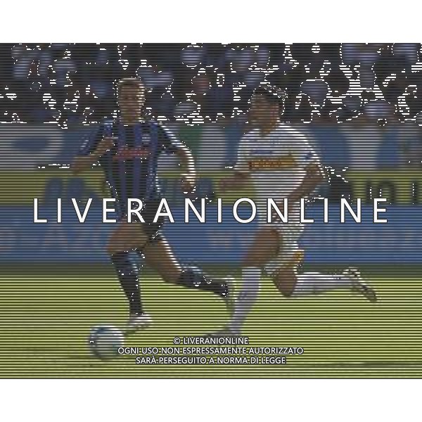 Riccardo Sottil of US Lecce play the ball during Atalanta BC vs US Lecce, 3° Serie A Enilive 2025-26 game at New Balance stadium in Bergamo (BG), Italy, on September 14, 2025. (Photo by Davide Casentini) ©TVDC Davide Casentini - AGENZIA ALDO LIVERANI SAS