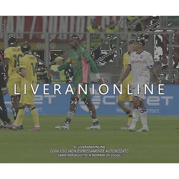 INFORTUNIO MIKE MAIGNAN -Milan vs Bologna Campionato Calcio Serie A 14-09-2025 ©PAOLO GIAMPIETRI - AGENZIA ALDO LIVERANI SAS