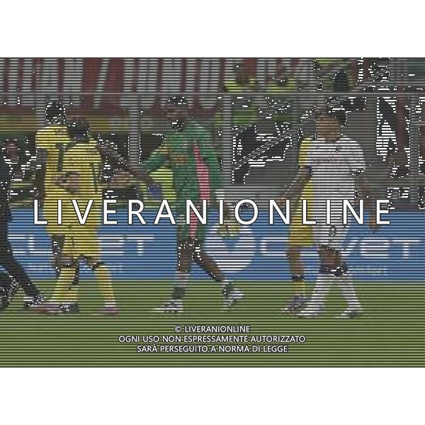 INFORTUNIO MIKE MAIGNAN -Milan vs Bologna Campionato Calcio Serie A 14-09-2025 ©PAOLO GIAMPIETRI - AGENZIA ALDO LIVERANI SAS