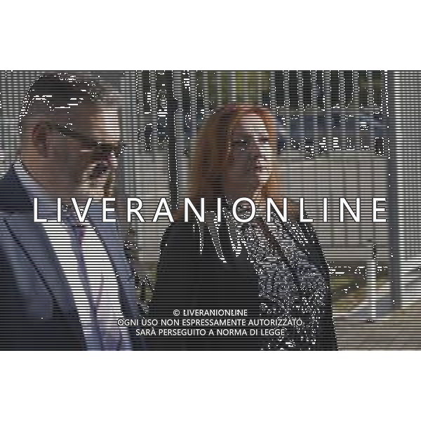 15/09/2025 RIMINI - omicidio Pierina Paganelli - processo a carico di DASSILVA LOUIS - nella foro: chiara e giacomo saponi figli di pierina ©Claudio Zamagni/- AGENZIA ALDO LIVERANI SAS