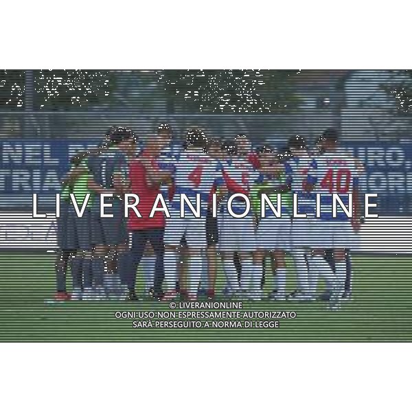 TVRCOR – Pro Patria vs Novara – 4a giornata Campionato Calcio Serie C Lega Pro Busto Arsizio (VA) 14-09-2025 Stadio Carlo Speroni nella foto saluti fine partita dopo il pareggio 0-0 tra Pro Patria e Novara ©TVRCOR Corradin Roberta - AGENZIA ALDO LIVERANI SAS