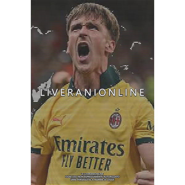 Milan vs Bologna nella foto Alexis Saelemaekers (Milan) Milano 14-09-2025 Stadio Giuseppe Meazza - San Siro Milan vs Bologna Campionato Serie A Enilive - 3a giornata foto Roberto Garavaglia/Agenzia Aldo Liverani sas