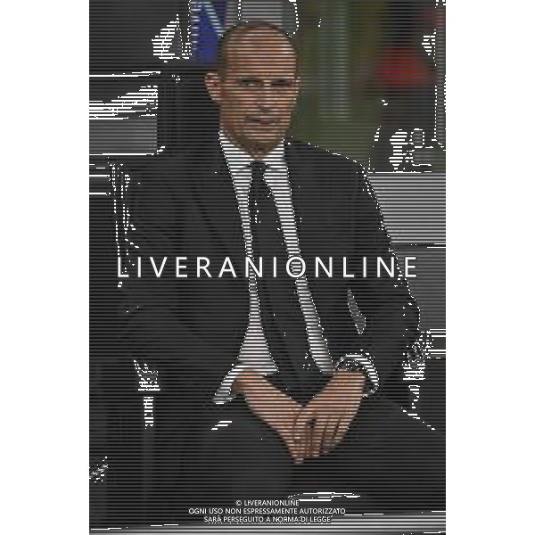 Milan vs Bologna nella foto Massimiliano Allegri allenatore Milan Milano 14-09-2025 Stadio Giuseppe Meazza - San Siro Milan vs Bologna Campionato Serie A Enilive - 3a giornata foto Roberto Garavaglia/Agenzia Aldo Liverani sas