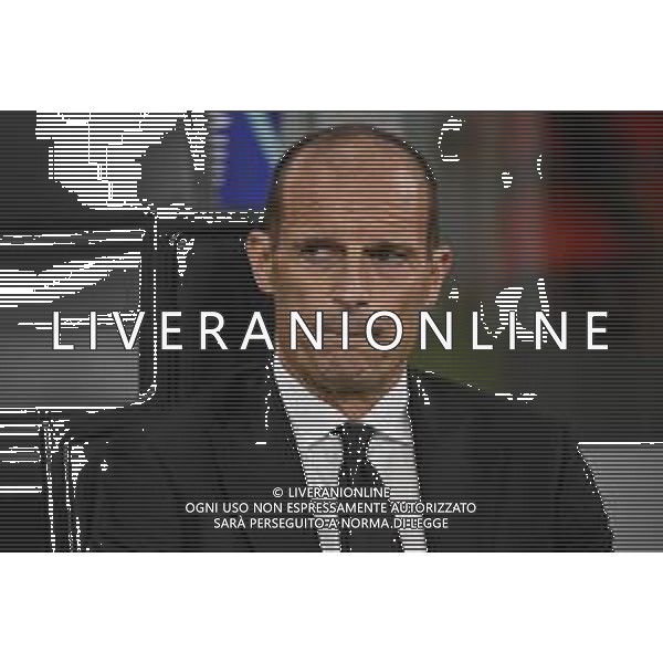Milan vs Bologna nella foto Massimiliano Allegri allenatore Milan Milano 14-09-2025 Stadio Giuseppe Meazza - San Siro Milan vs Bologna Campionato Serie A Enilive - 3a giornata foto Roberto Garavaglia/Agenzia Aldo Liverani sas