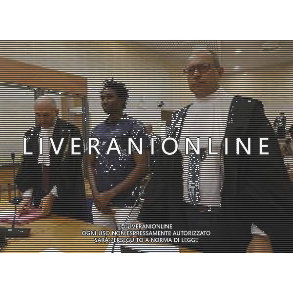 15/09/2025 RIMINI - omicidio Pierina Paganelli - processo a carico di DASSILVA LOUIS - nella foro: Louis Dassilva con i suoi avvocati difensori - avvocato Riario Fabbri e Andrea Guidi ©Claudio Zamagni/- AGENZIA ALDO LIVERANI SAS