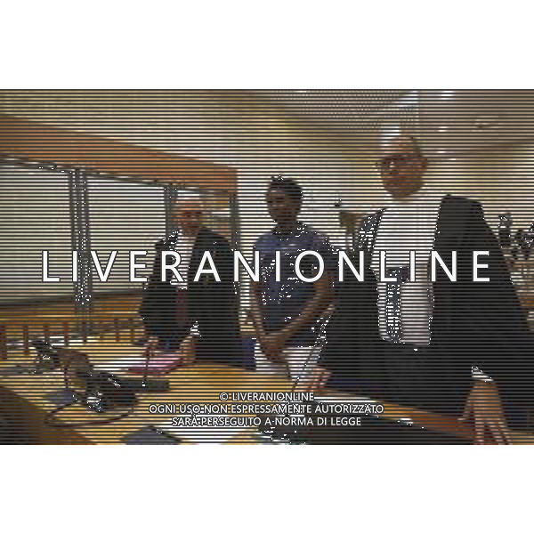 15/09/2025 RIMINI - omicidio Pierina Paganelli - processo a carico di DASSILVA LOUIS - nella foro: Louis Dassilva con i suoi avvocati difensori - avvocato Riario Fabbri e Andrea Guidi ©Claudio Zamagni/- AGENZIA ALDO LIVERANI SAS