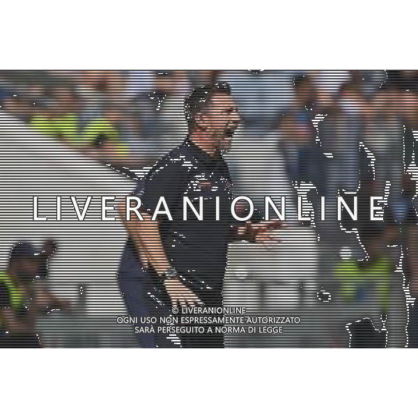 TVRG Atalanta vs Lecce nella foto Eusebio Di Francesco allenatore Lecce Bergamo 14-09-2025 Stadio di Bergamo Atalanta vs Lecce Campionato Serie A Enilive - 3a giornata foto Roberto Garavaglia/Agenzia Aldo Liverani sas