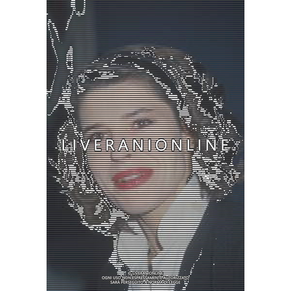 DIAP-RETROSPETTIVA FANNY ARDANT ATTRICE NELLA FOTO FANNY ARDANT IN TERRAZZA MARTINI A MILANO NELL\'ANNO 1982 AG ALDO LIVERANI SAS