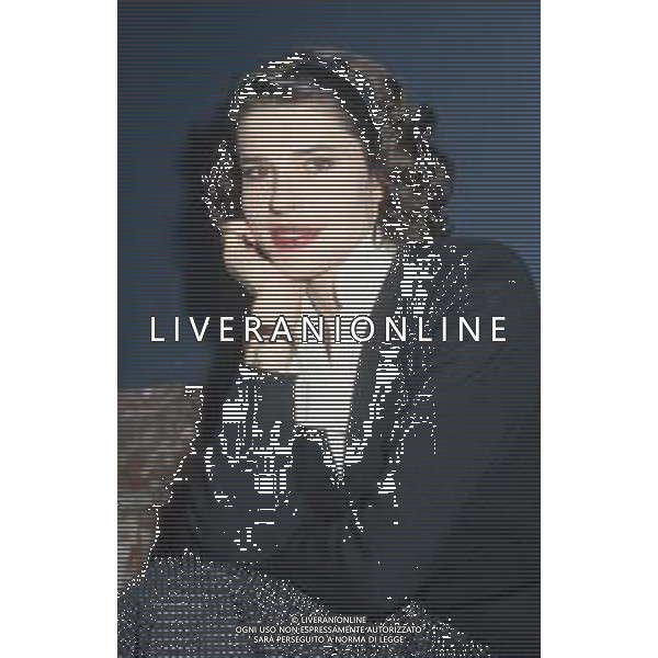 DIAP-RETROSPETTIVA FANNY ARDANT ATTRICE NELLA FOTO FANNY ARDANT IN TERRAZZA MARTINI A MILANO NELL\'ANNO 1982 AG ALDO LIVERANI SAS