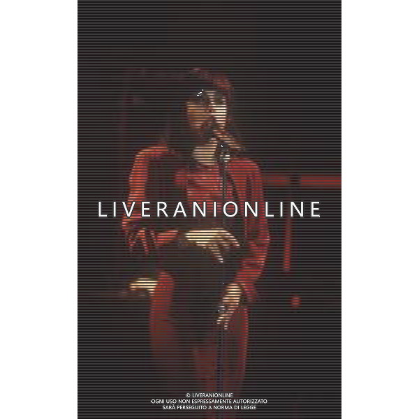 DIAP-RETROSPETTIVA MATIA BAZAR COMPLESSO MUSICALE NELLA FOTO IL COMPLESSO DEI MATIA BAZAR CON ANTONELLA RUGGIERO NELL\'ANNO 1989  AG ALDO LIVERANI SAS 