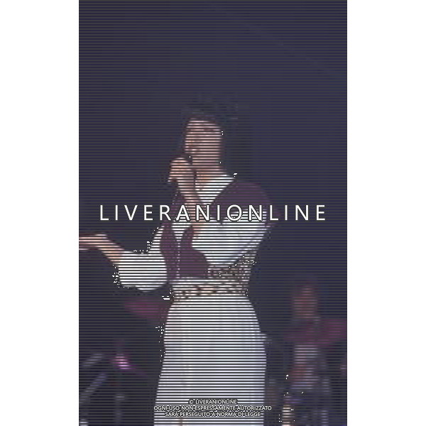 DIAP-RETROSPETTIVA MATIA BAZAR COMPLESSO MUSICALE NELLA FOTO IL COMPLESSO DEI MATIA BAZAR CON ANTONELLA RUGGIERO NELL\'ANNO 1989  AG ALDO LIVERANI SAS 