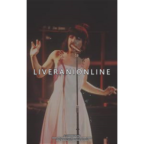 DIAP-RETROSPETTIVA MATIA BAZAR COMPLESSO MUSICALE NELLA FOTO IL COMPLESSO DEI MATIA BAZAR CON ANTONELLA RUGGIERO NELL\'ANNO 1989  AG ALDO LIVERANI SAS 