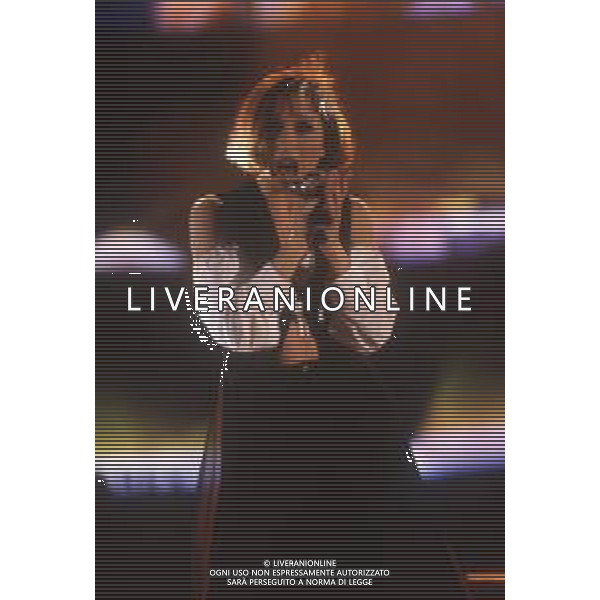 DIAP-RETROSPETTIVA MATIA BAZAR COMPLESSO MUSICALE NELLA FOTO IL COMPLESSO DEI MATIA BAZAR CON LAURA VALENTE NELL\'ANNO 1993 AL FESTIVALBAR AG ALDO LIVERANI SAS  