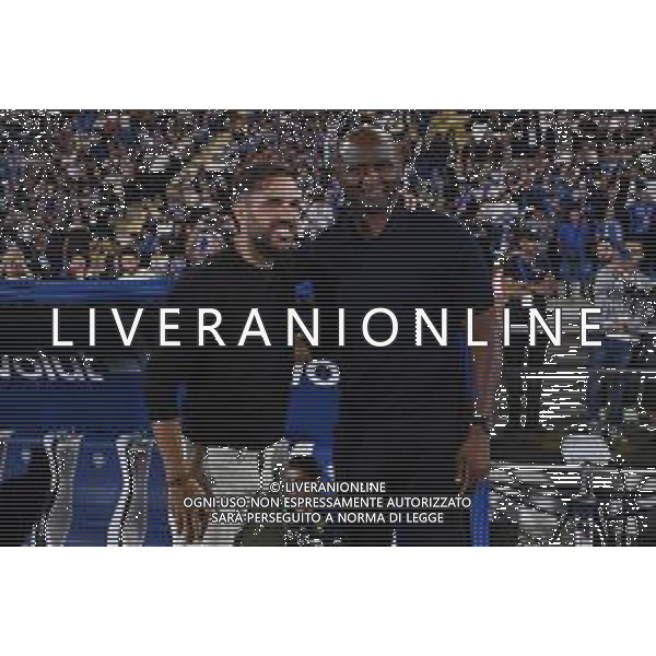 TVRG Como vs Genoa nella foto Cesc Fabregas allenatore Como SX e Patrick Vieira allenatore Genoa DX Como 15-09-2025 Stadio Giuseppe Sinigaglia Como vs Genoa Campionato Serie A Enilive - 3a giornata foto Roberto Garavaglia/Agenzia Aldo Liverani sas