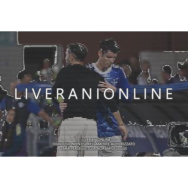 TVRG Como vs Genoa nella foto Cesc Fabregas allenatore Como e Alvaro Morata (Como) dopo la sostituzione Como 15-09-2025 Stadio Giuseppe Sinigaglia Como vs Genoa Campionato Serie A Enilive - 3a giornata foto Roberto Garavaglia/Agenzia Aldo Liverani sas