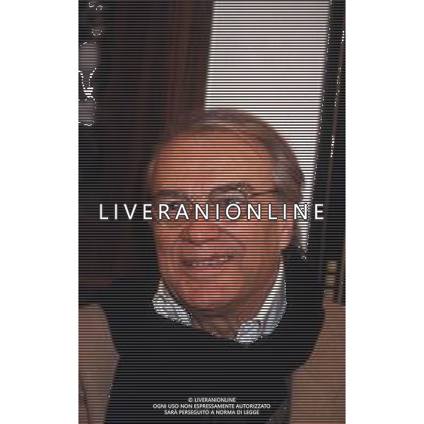 DIAP-RETROSPETTIVA GIORGIO ALBERTAZZI ATTORE TEATRALE NELLAFOTO GIORGIO ALBERTAZZZI A MILANO NELL\'ANNO 1990 AG ALDO LIVERANI SAS