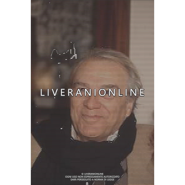 DIAP-RETROSPETTIVA GIORGIO ALBERTAZZI ATTORE TEATRALE NELLAFOTO GIORGIO ALBERTAZZZI A MILANO NELL\'ANNO 1990 AG ALDO LIVERANI SAS