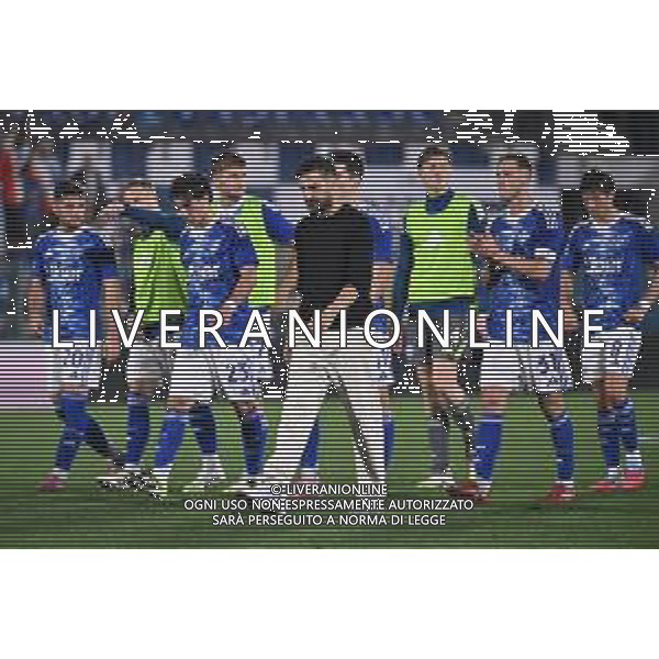 TVRG Como vs Genoa nella foto delusione Como a fine gara Como 15-09-2025 Stadio Giuseppe Sinigaglia Como vs Genoa Campionato Serie A Enilive - 3a giornata foto Roberto Garavaglia/Agenzia Aldo Liverani sas