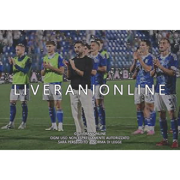 TVRG Como vs Genoa nella foto delusione Como a fine gara Como 15-09-2025 Stadio Giuseppe Sinigaglia Como vs Genoa Campionato Serie A Enilive - 3a giornata foto Roberto Garavaglia/Agenzia Aldo Liverani sas