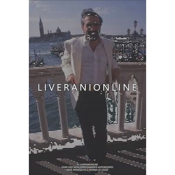 DIAP-RETROSPETTIVA MARTIN SCORSESE REGISTA NELLA FOTO MARTIN SCORSESE A VENEZIA NELL\'ANNO 1988 AG ALDO LIVERANI SAS