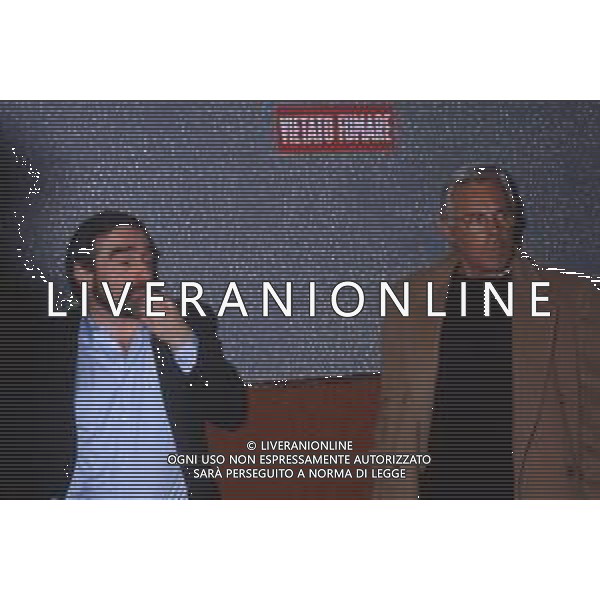 DIAP-RETROSPETTIVA MARTIN SCORSESE REGISTA NELLA FOTO MARTIN SCORSESE CON GIORGIO ARMANI AG THEMA-AG ALDO LIVERANI SAS