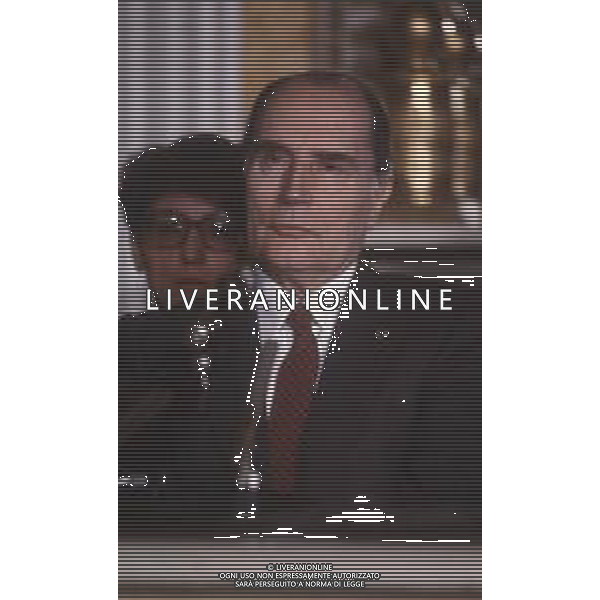 DIAP-RETROSPETTIVA FRANCOIS MITTERAND POLITICO NELLA FOTO FRANCOIS MITTERAND A MILANO NELL\'ANNO 1984 AG ALDO LIVERANI SAS 