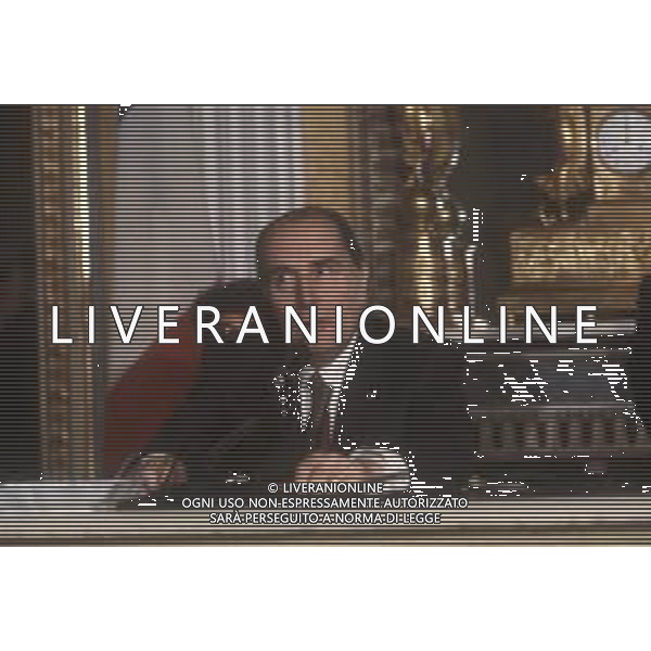 DIAP-RETROSPETTIVA FRANCOIS MITTERAND POLITICO NELLA FOTO FRANCOIS MITTERAND A MILANO NELL\'ANNO 1984 AG ALDO LIVERANI SAS 