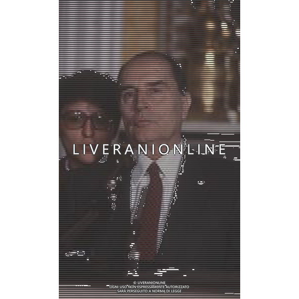DIAP-RETROSPETTIVA FRANCOIS MITTERAND POLITICO NELLA FOTO FRANCOIS MITTERAND A MILANO NELL\'ANNO 1984 AG ALDO LIVERANI SAS 
